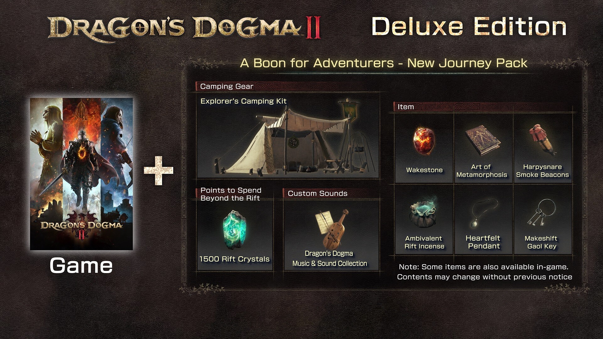 zawartosć edycji deluxe gry pc Dragons Dogma 2