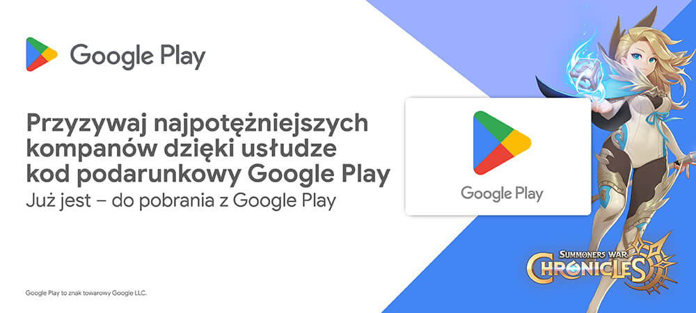 summoners wars google play z doładowaniem 20 zł w muve