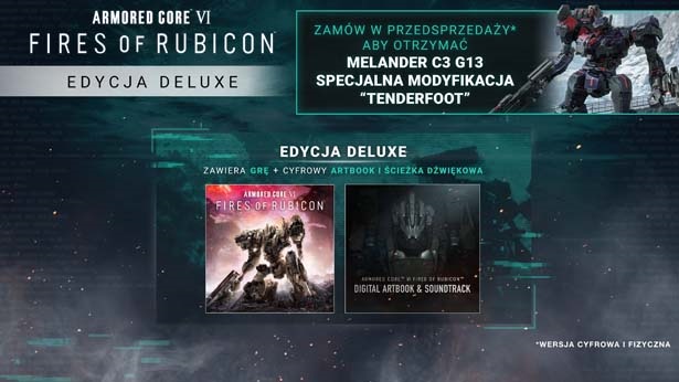 edycja deluxe gry armored core 6