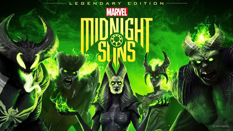 Okładka edycji legendarnej gry Marvels Midnight Suns
