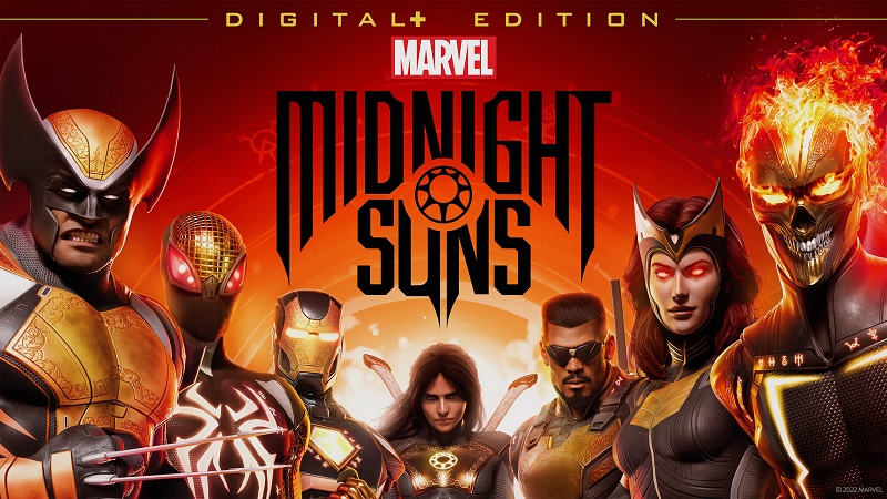 Okładka edycji Digital+ gry Marvels Midnight Suns