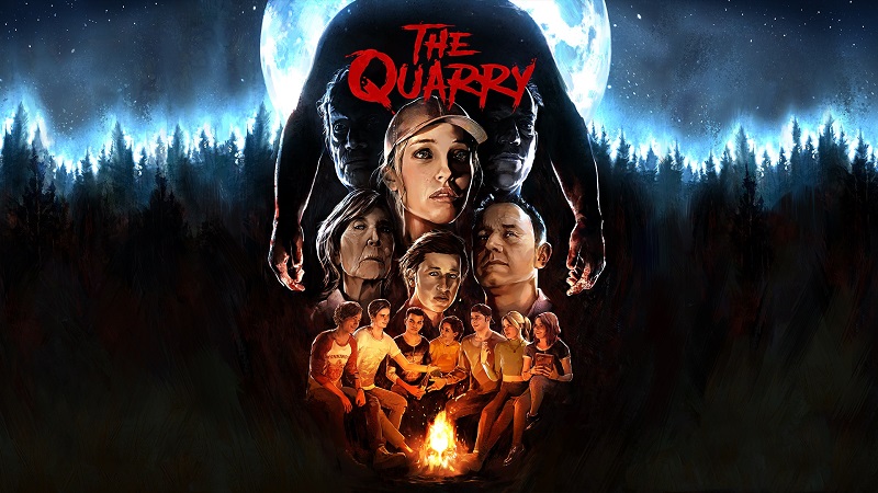 Okładka gry horror The Quarry