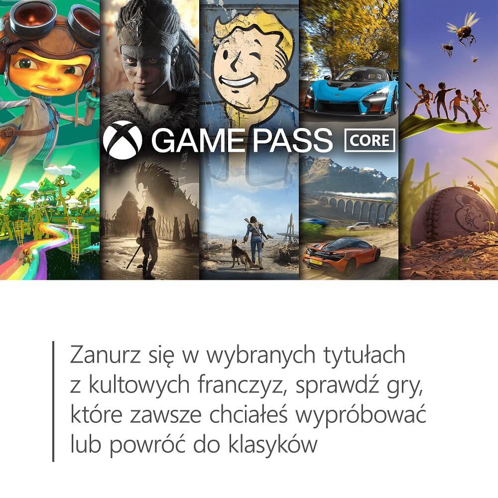 gry w xbox game pass core 12 miesięcy w kluczu w muve.pl