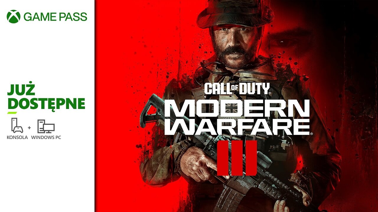 Call of Duty Modern Warfare 3 w game pass na lipiec 2024