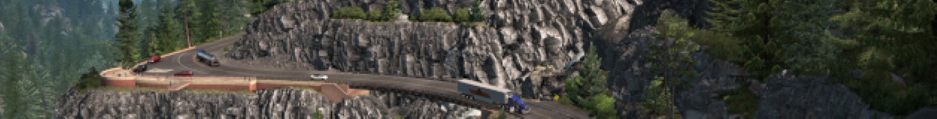 krajobraz autostrady miliona dolarów w grze American Truck Simulator - Colorado
