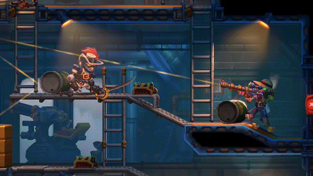 rozgrywka w grze SteamWorld Heist II