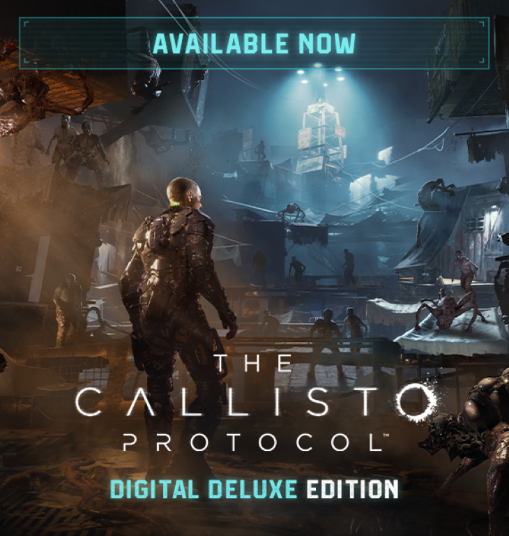 plakat The Callisto Protocol z głównym bohaterem