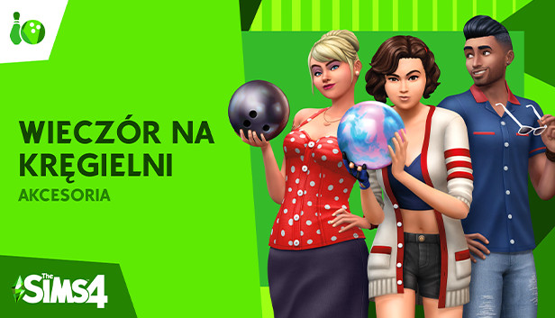 okładka do dodatku The Sims 4 Wieczór na kręgielni Akcesoria