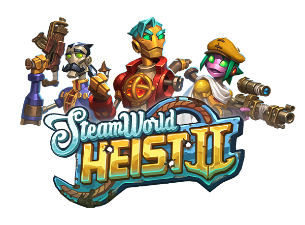 okładka tytułowa z bohaterami SteamWorld Heist II