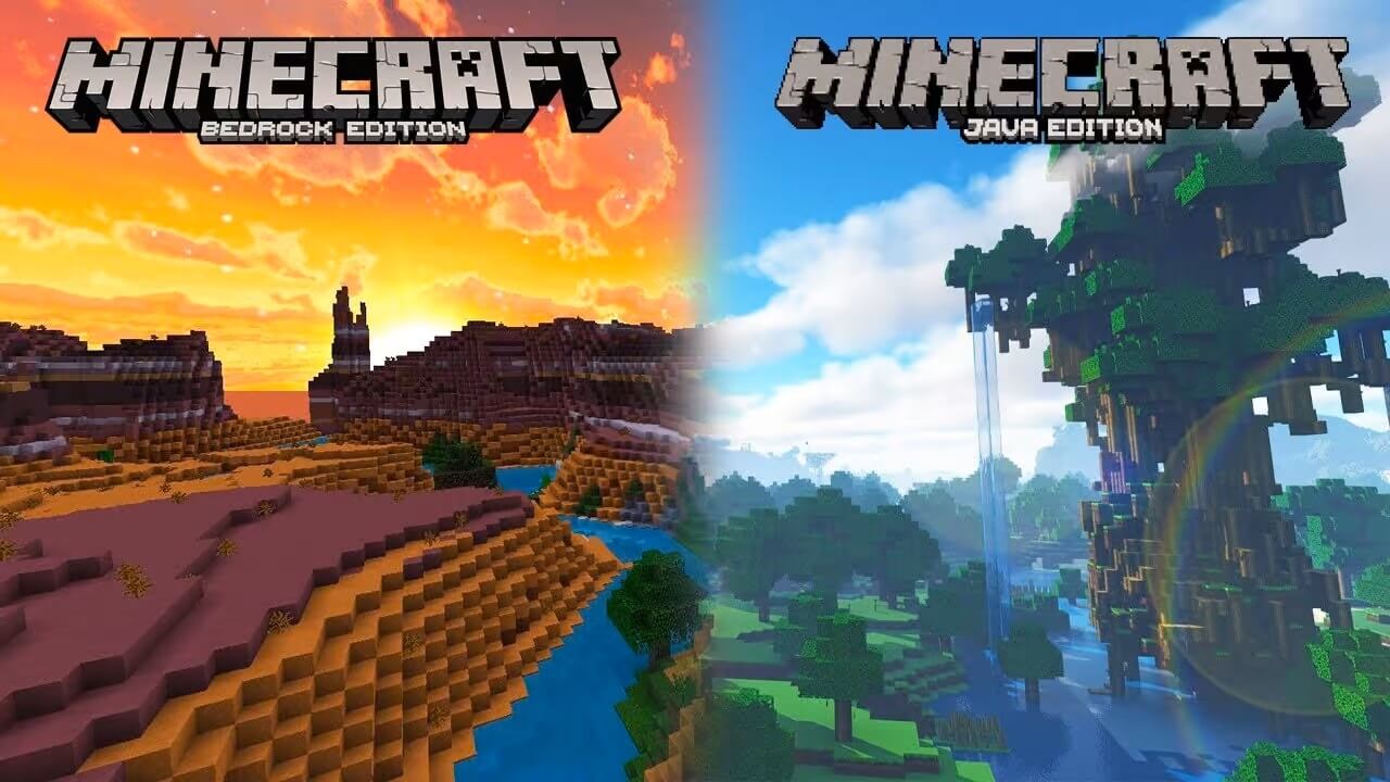 Porównanie wersji Minecraft Java i Bedrock
