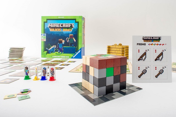 Gra planszowa Minecraft Builders & Biomes Zawartość