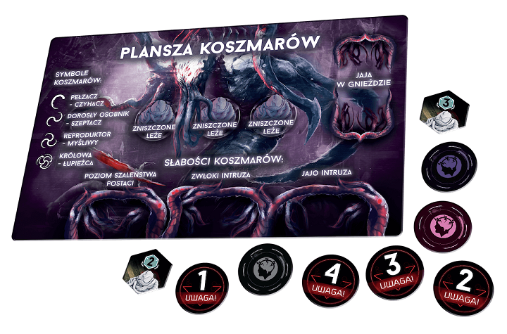 Rebel dodatek Nemesis Koszmary planszetka i żetony