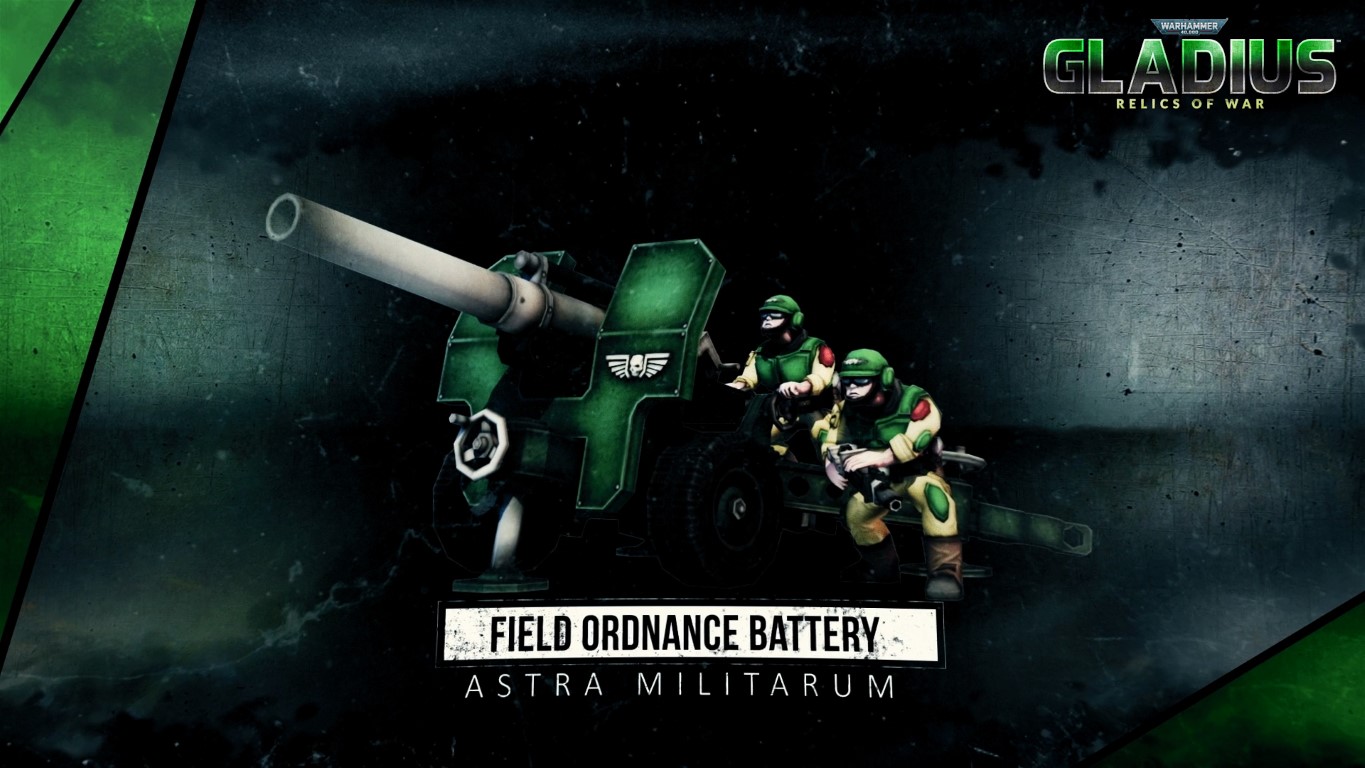Bateria artylerii polowej - Astra Militarum w grze Warhammer 40,000: Gladius Demolition Pack