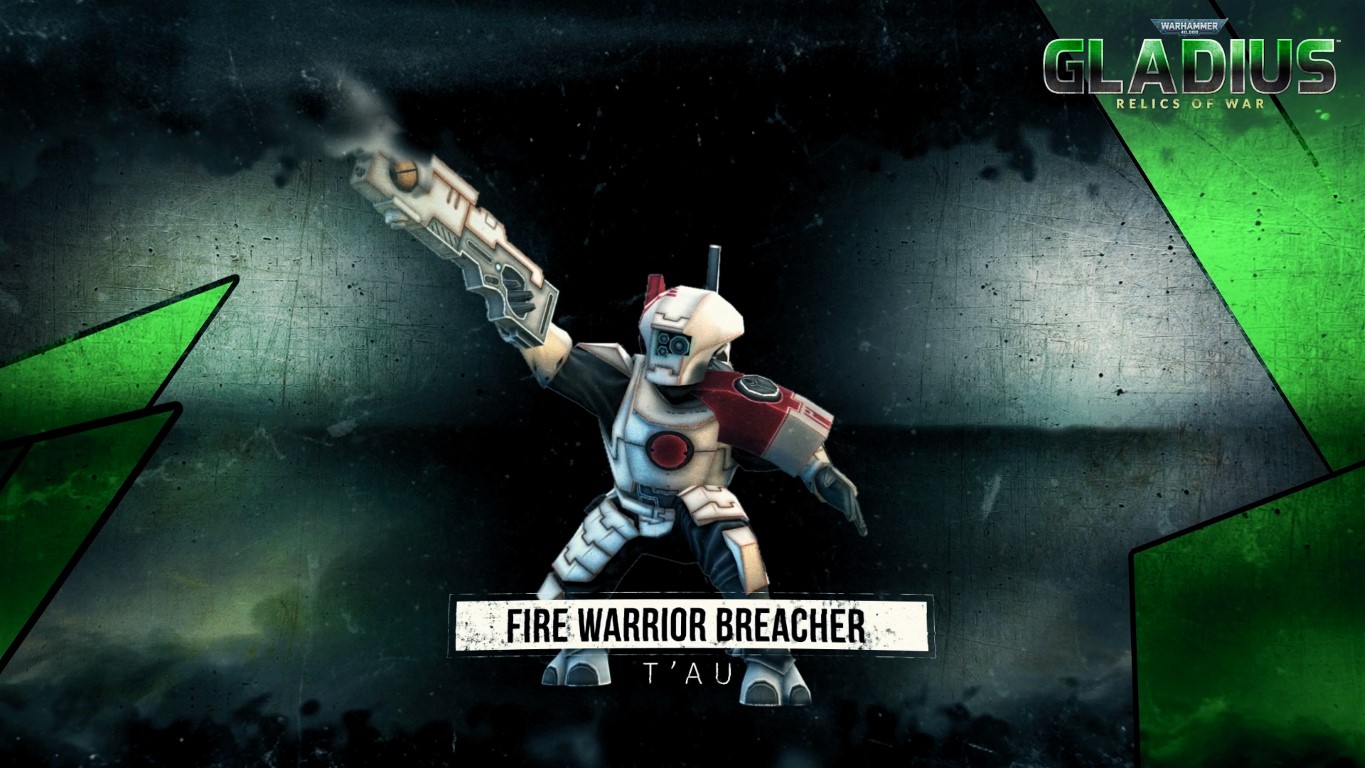 Fire Warrior Breacher - T'au w grze Warhammer 40,000: Gladius Demolition Pack