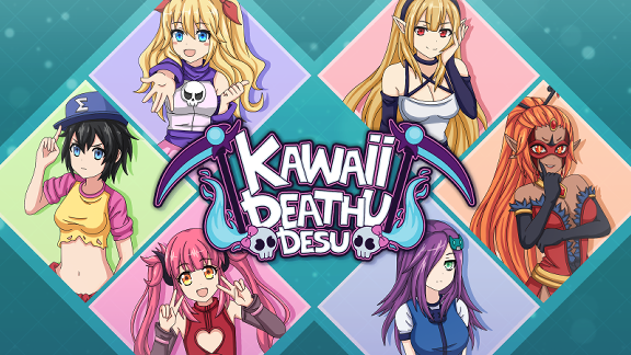 Bohaterowie gry Kawaii Deathu Desu