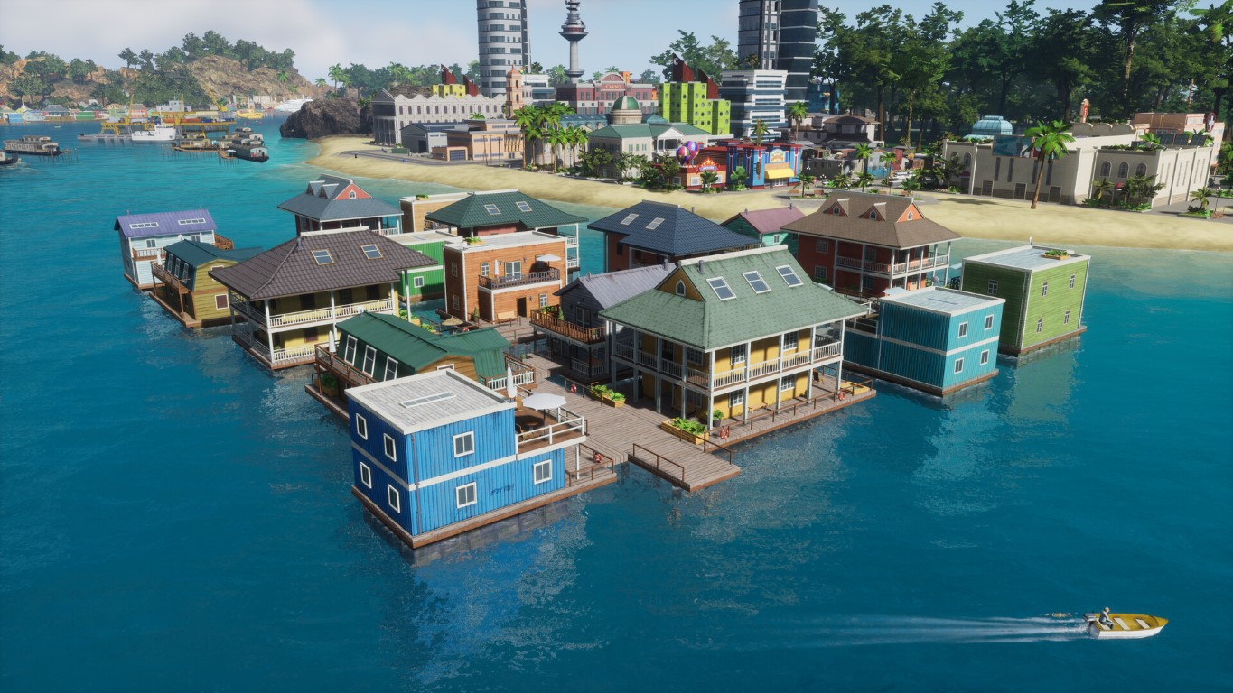 Wyspa na oceanie w grze Tropico 6 - Tropican Shores