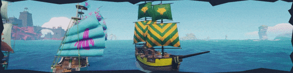 Statki w grze Blazing Sails