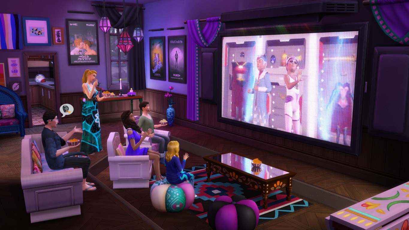 The Sims 4: Kino Domowe Akcesoria