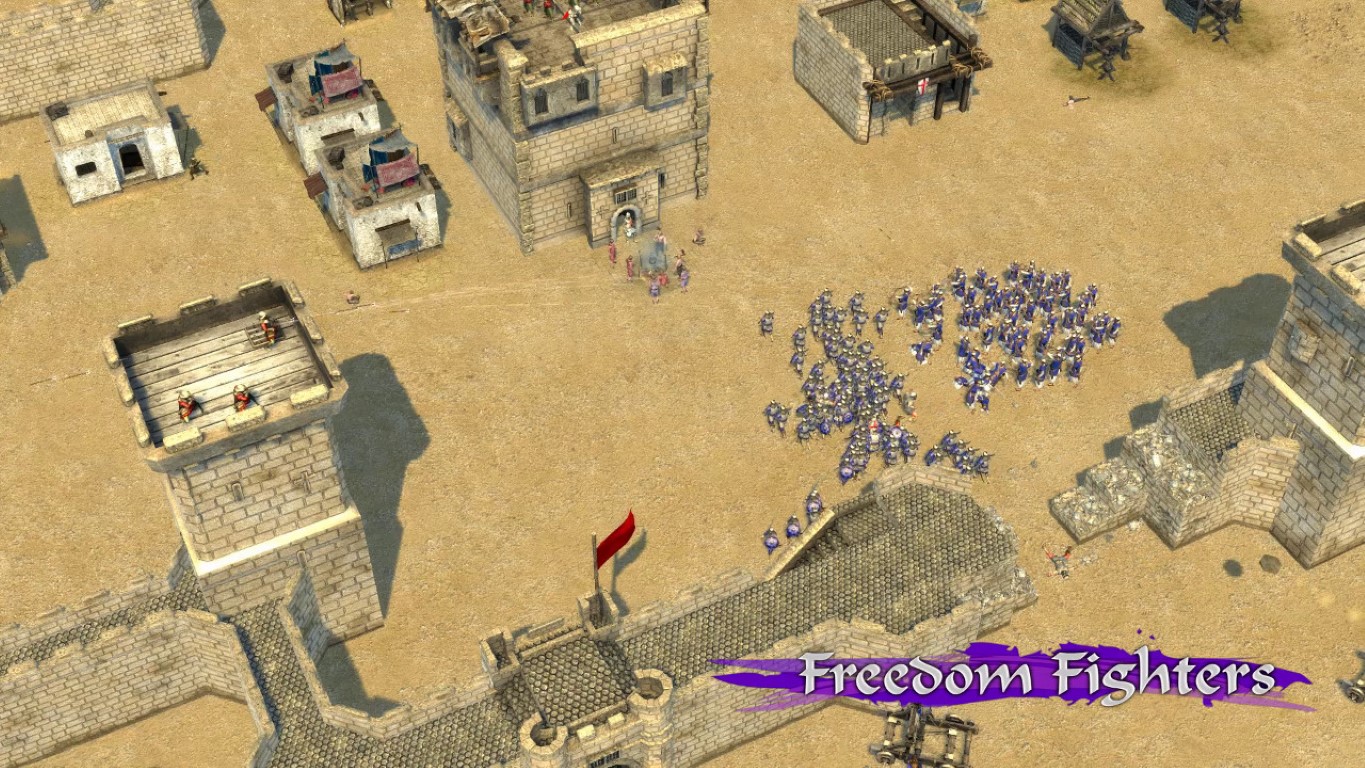 Grafika z gry Stronghold Crusader 2: Freedom Fighters mini-campaign