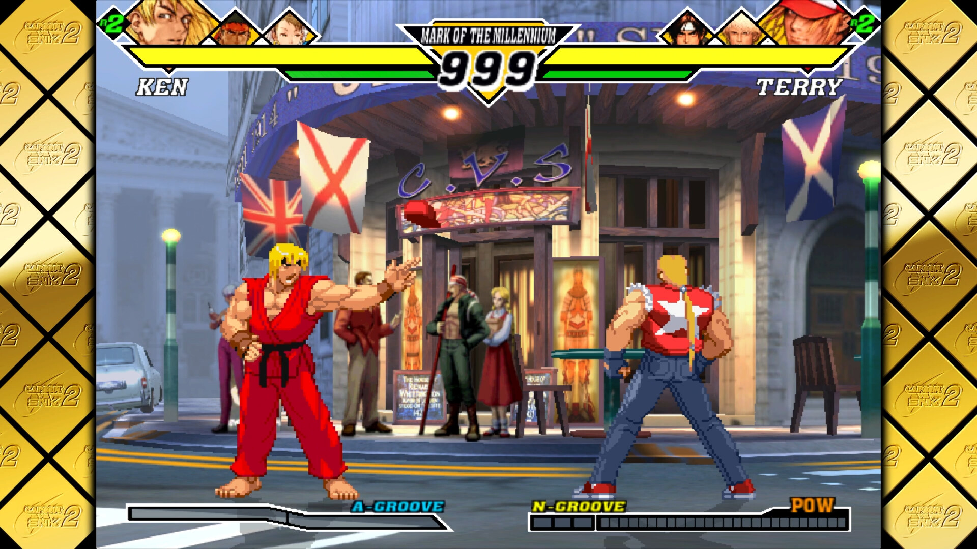 Grafika z gry Capcom Fighting Collection 2