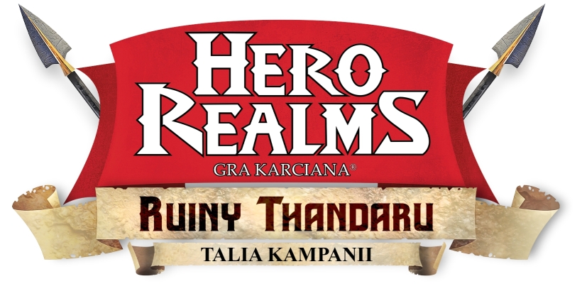 Logo gry karcianej Hero Realms Ruiny Thandaru