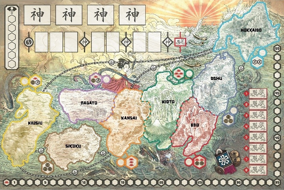 Plansza z gry Rising Sun