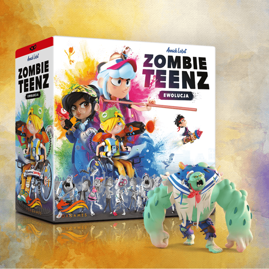 Grafika promocyjna zombie teenz ewolucja duży zombie