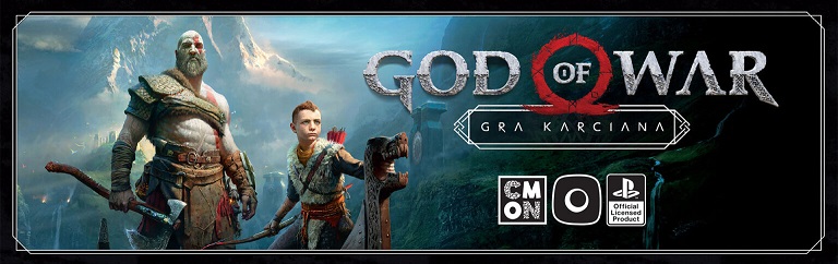 Baner gry karcianej God of War - Kratos i Atreus