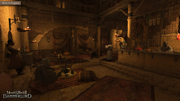 Wnętrze pomieszczenia w grze Bannerlord
