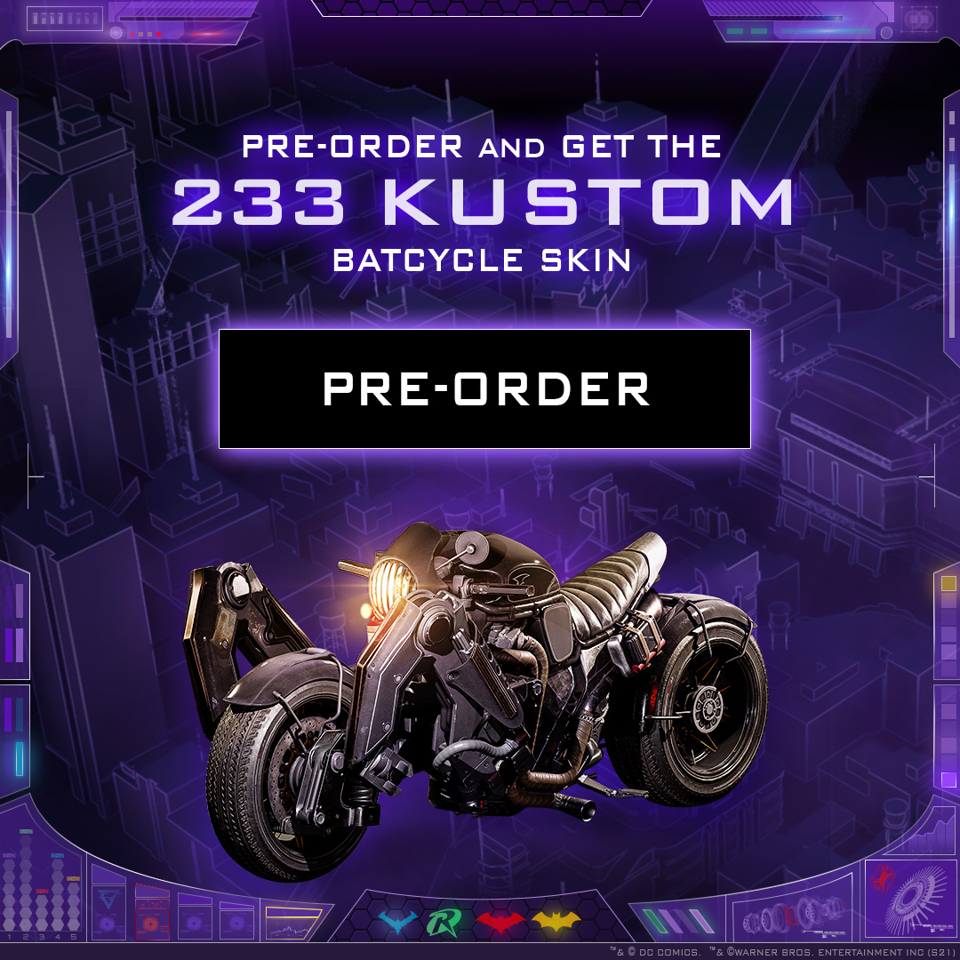 Motor 233 Kustom jako dodatek przedsprzedażowy do gry Gotham Knights