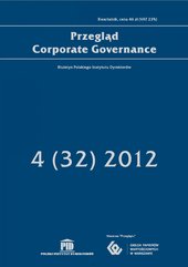 Przegląd Corporate Governance 4 (32) 2012