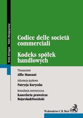 Kodeks spółek handlowych. Codice delle societa commerciali