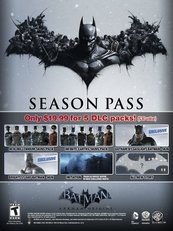 Batman: Arkham Origins Season Pass (PC) klucz Steam
