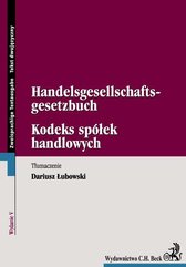 Kodeks spółek handlowych. Handelsgesellschaftsgesetzbuch