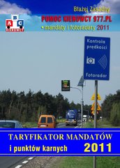 Taryfikator mandatów i punktów karnych 2011.