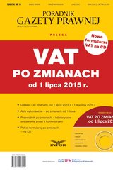Podatki Nr 13 - VAT po zmianach od 1 lipca 2015 r.