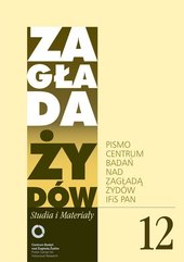 Zagłada Żydów. Studia i Materiały nr 12 R. 2012