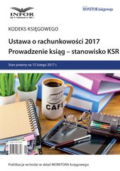 Ustawa o rachunkowości 2017. Prowadzenie ksiąg – stanowisko KSR