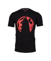 Star Wars Vader Red Puff T-shirt - L + kubek Space Invaders