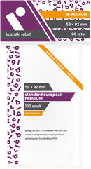 Koszulki na karty Rebel (59x92 mm) "Standard European Premium", 100 sztuk