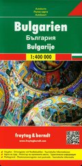 Bułgaria mapa drogowa 1:400 000