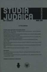 Studia Judaica 1/2014