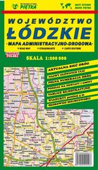 Województwo Łódzkie mapa administracyjno-drogowa 1:200 000