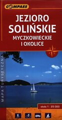 Jezioro Solińskie Myczkowieckie i okolice mapa turystyczna 1:25 000
