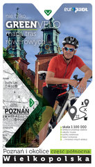 Poznań i okolice część północna mapa tras rowerowych