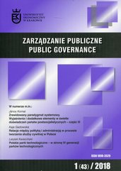 Zarządzanie Publiczne 1(43)/2018