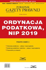 Ordynacja podatkowa, NIP 2019 Podatki cz.3