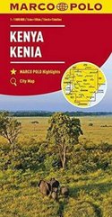 Kenia mapa drogowa 1:1 100 000 Marco Polo