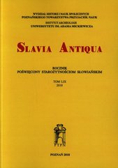 Slavia Antiqua 2018