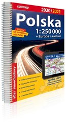 Polska atlas samochodowy 1:250 000 2020/2021